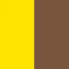 Желтый, коричневый матовый